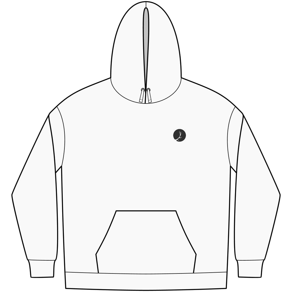 Minimal Yin Yang Hoodie — Men's Fleece Pullover