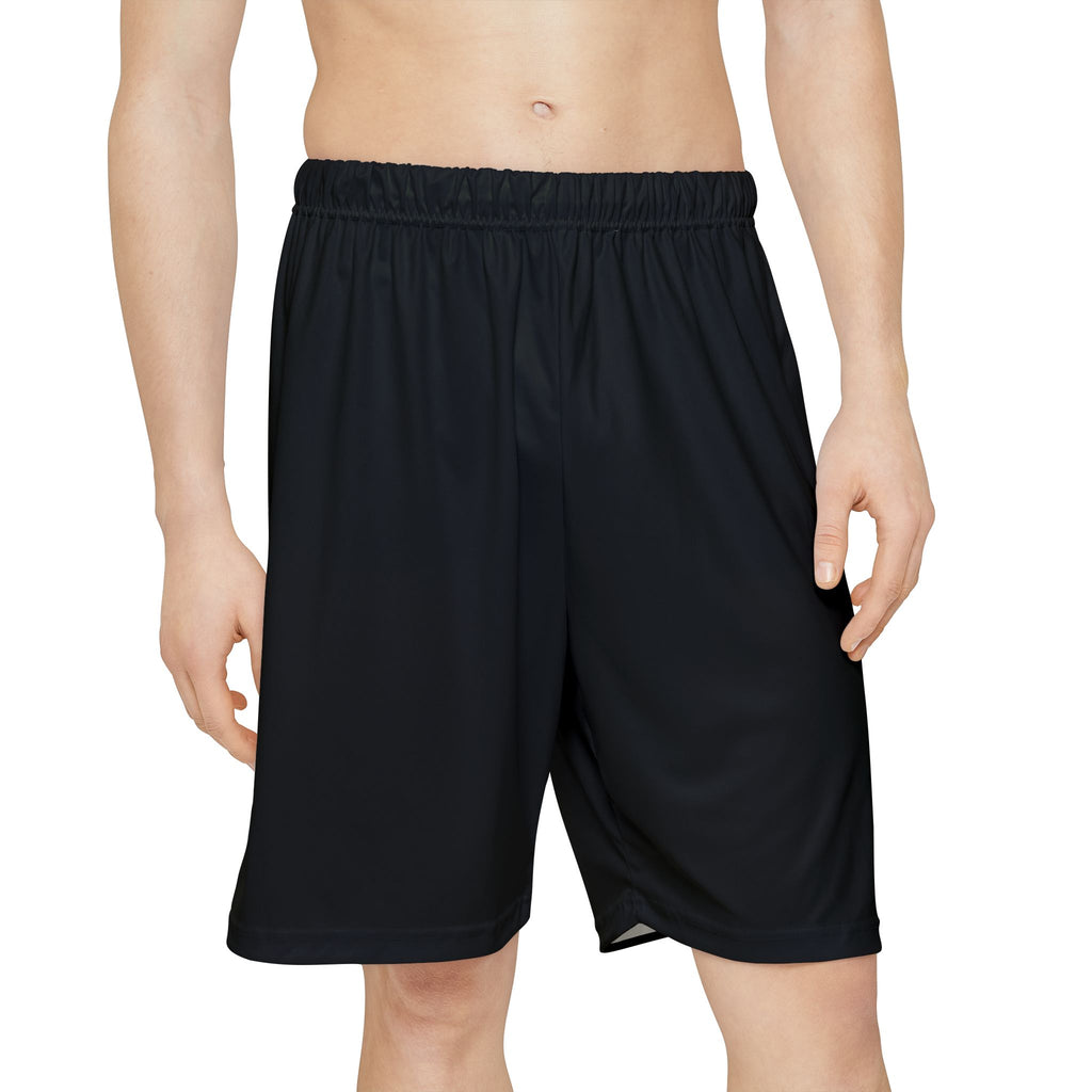 Men’s Athletic Sports Shorts — Lightweight Black Performance Workout Shorts