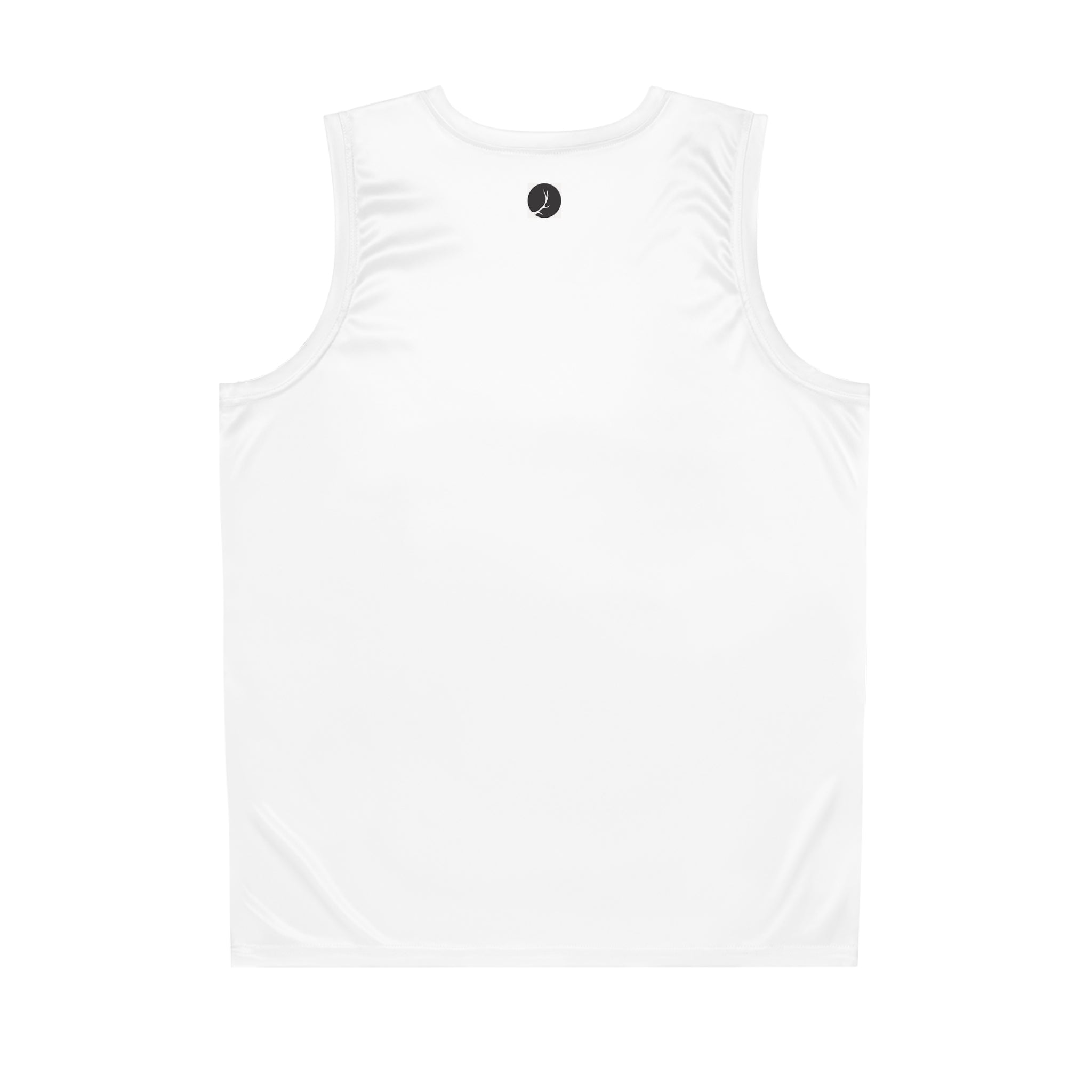White Performance Basketball Jersey — Lightweight Athletic Tank