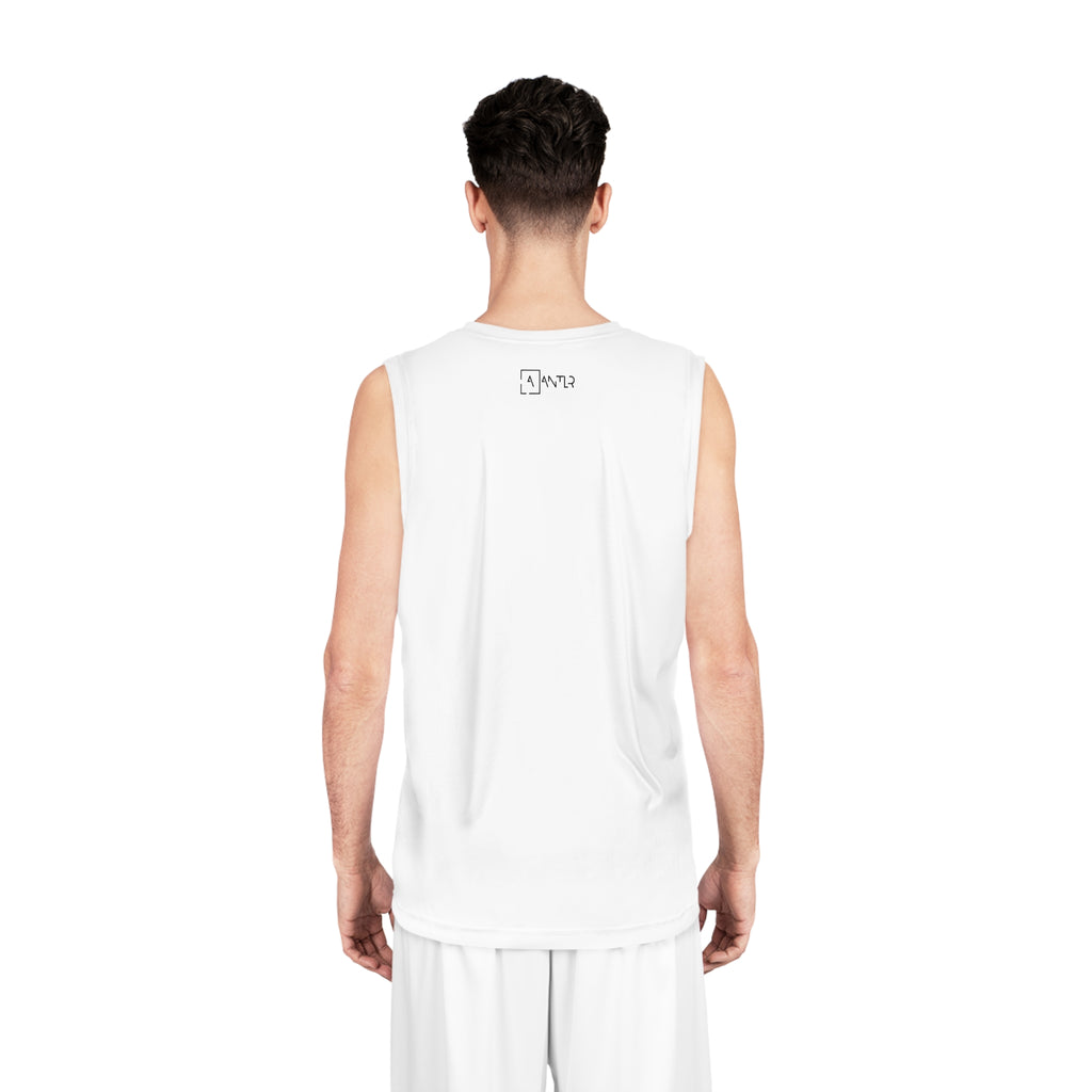 Basketball Jersey — Plain White Performance Tank