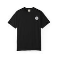 Minimal Crescent Moon Pocket T-Shirt — Subtle Lunar Graphic Tee